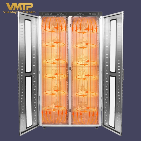 Máy Sấy Thực Phẩm Công Nghiệp 108 Khay SS-108H
