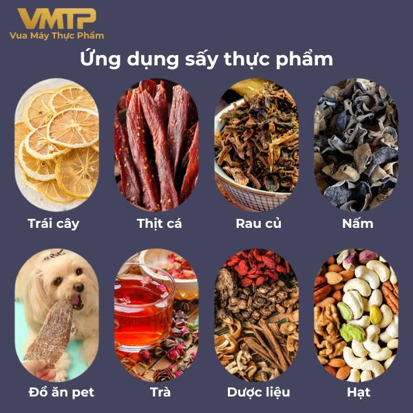 Máy Sấy Thực Phẩm Công Nghiệp 16 Khay SS-16D