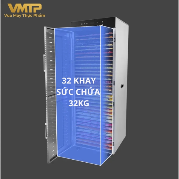 Máy Sấy Thực Phẩm Công Nghiệp 32 Khay SS-32H