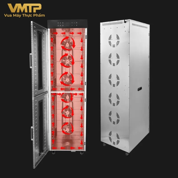Máy Sấy Thực Phẩm Công Nghiệp 40 Khay SS-40H
