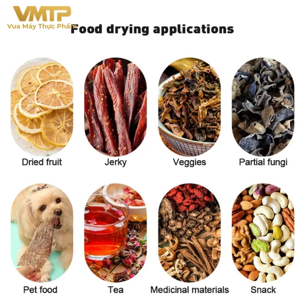 Máy Sấy Thực Phẩm Gia Đình 10 Khay SS-10H