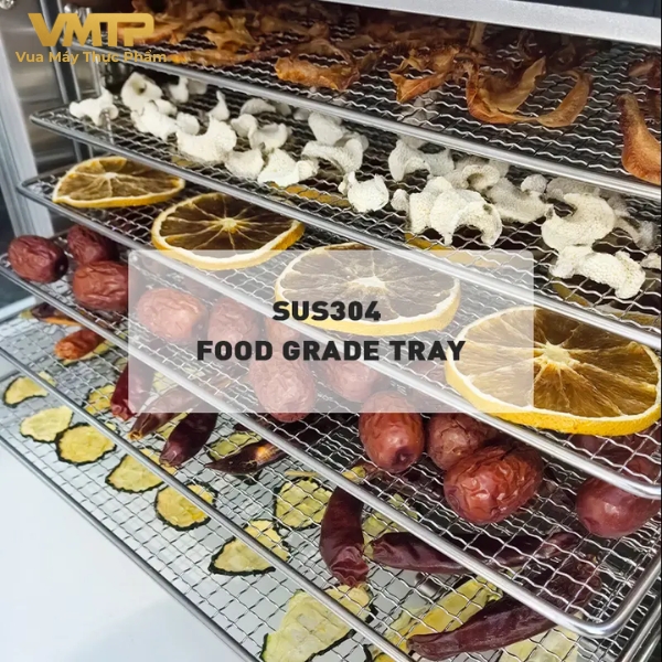 Máy Sấy Thực Phẩm Gia Đình 10 Khay SS-10F