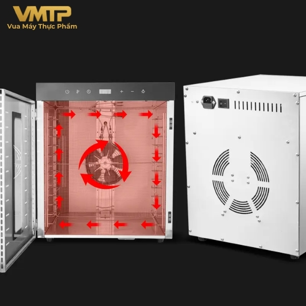 Máy Sấy Thực Phẩm Gia Đình 12 Khay SS-12H
