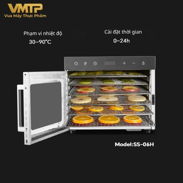 Máy Sấy Thực Phẩm Gia Đình 6 Khay SS-06H