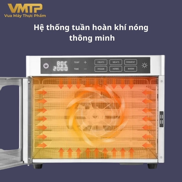 Máy Sấy Thực Phẩm Gia Đình 8 Khay SS-08F