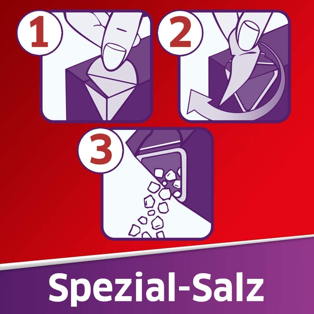 Cách sử dụng muối rửa bát đặc biệt Somat Spülmaschinen-Salz Spezialsalz, 1,2 kg