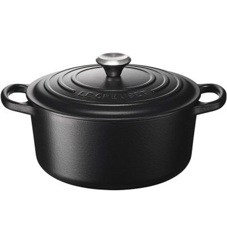 Nồi gang Le Creuset Brater Rund Evo 20cm Schwarz Matt