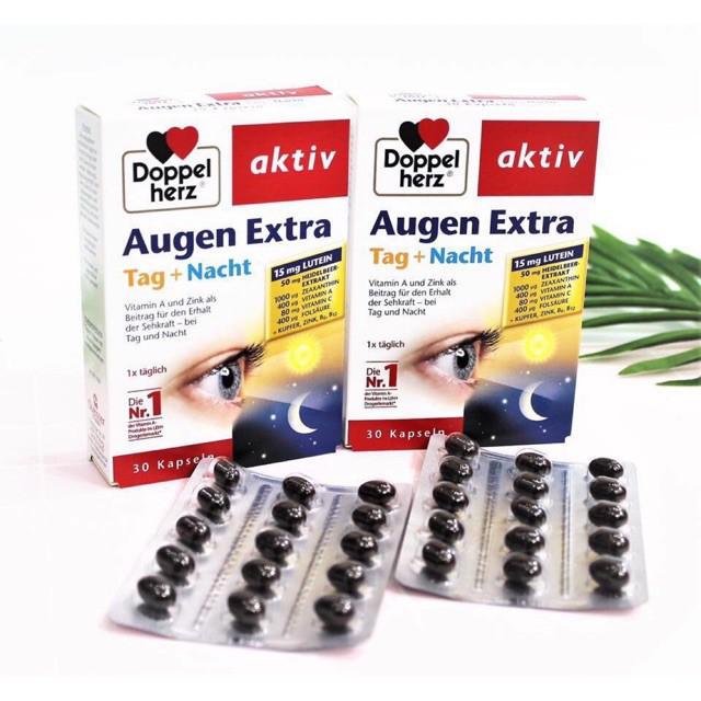 Hướng dẫn sử dụng và những lưu ý khi sử dụng thuốc bổ mắt Doppelherz Augen Extra Tag Nacht
