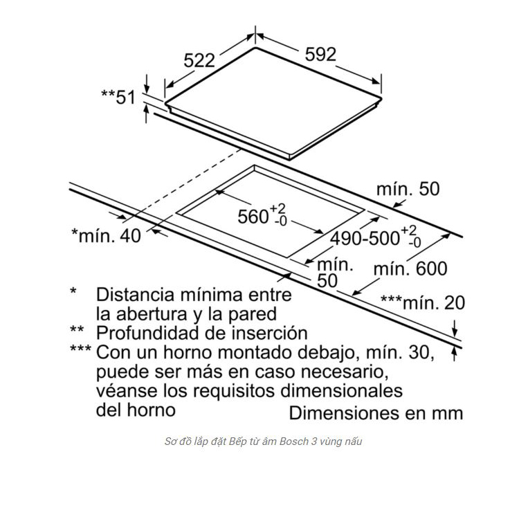 Bếp từ Bosch PUJ611BB1E Seri 4 [Nhập Đức]