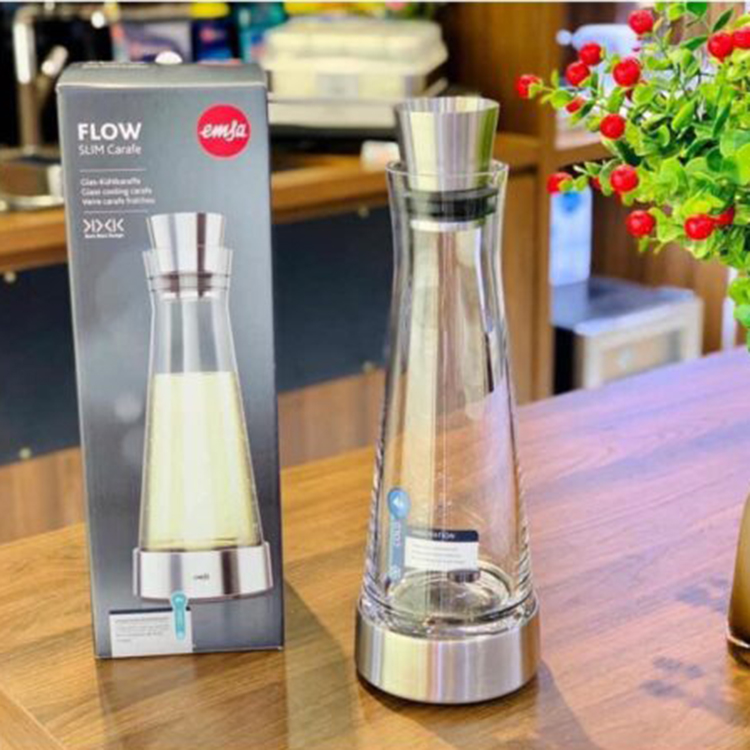 Bình giữ lạnh Emsa Flow Slim Carafe 514233 [Hàng Đức]