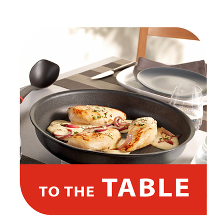 Bộ 2 Chảo Cán Rời Tefal L6509205 Size 24cm Và 28cm [Nhập Đức]