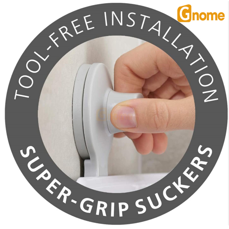 Bộ 2 kệ để đồ nhà tắm gắn tường Joseph Joseph 70550 [Hàng Đức]