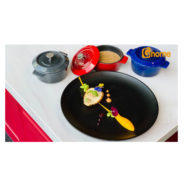 Bộ 2 nồi gang Woll 110CI010 Size 10cm Chili Red [Hàng Đức]