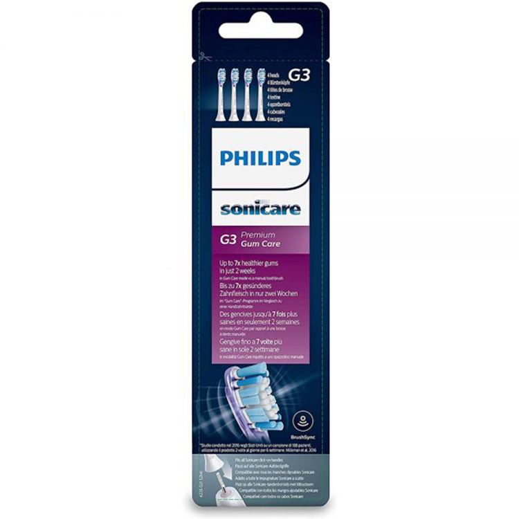 Bộ 4 đầu bàn chải điện Philips HX9054/17 [Hàng Đức]