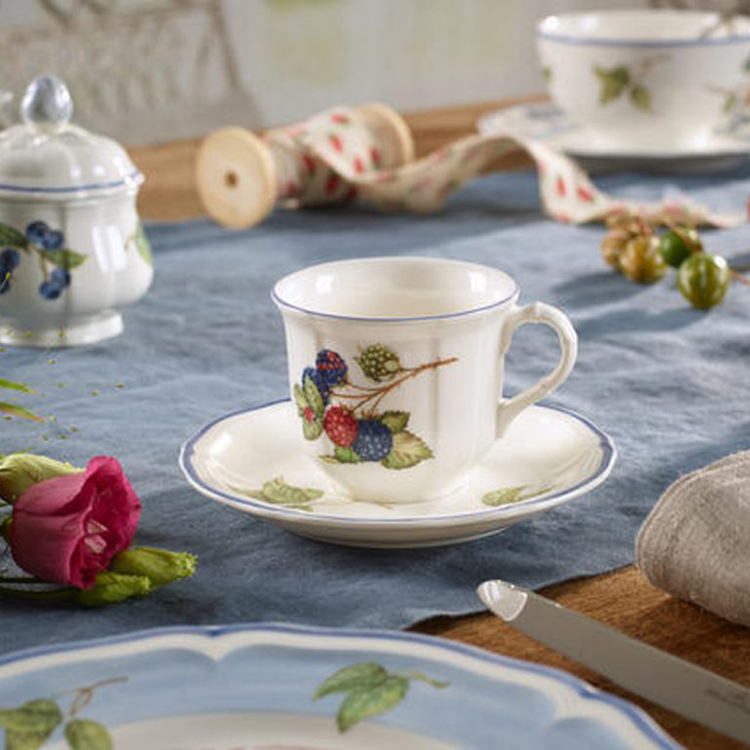 Bộ cốc kèm đĩa Villeroy and Boch Cottage 10 1115 1290