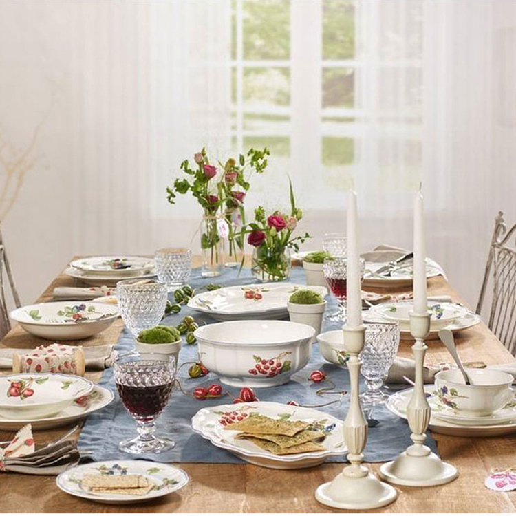 Bộ cốc kèm đĩa Villeroy and Boch Cottage 10 1115 1230 [Hàng Đức]
