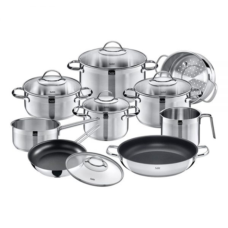 Bộ nồi Silit Achat 10 món [Hàng Đức]