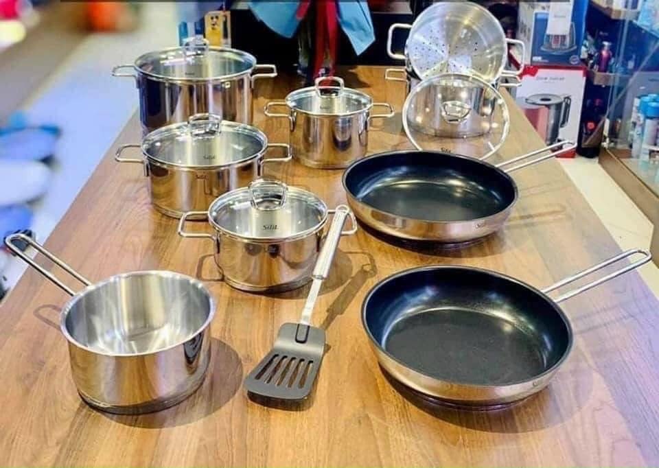 Bộ Nồi Silit Alicante 10 Món [Hàng Đức]