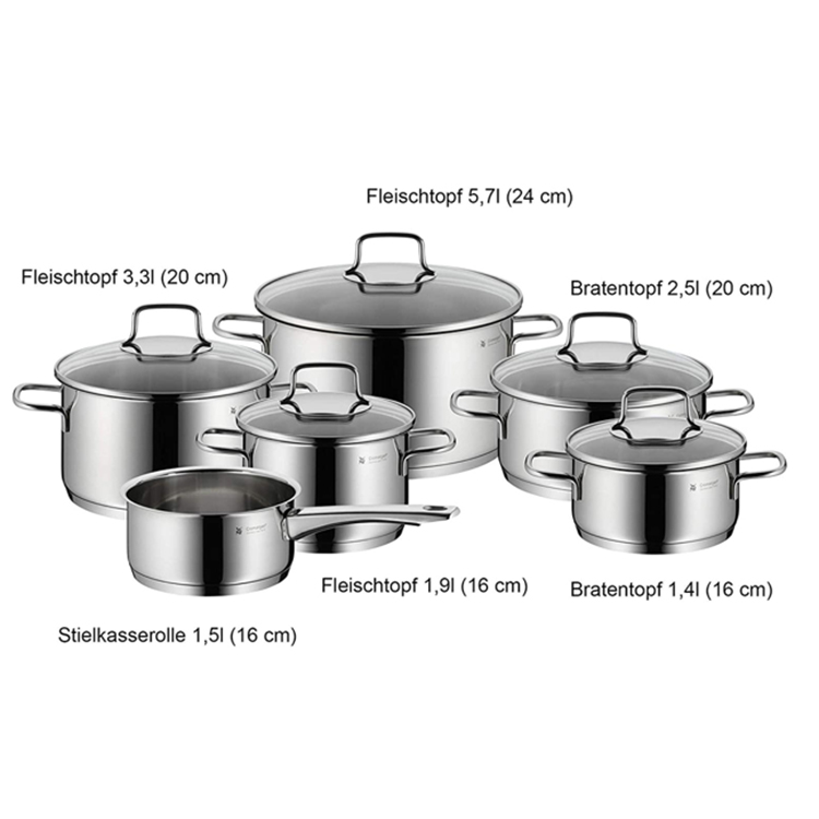 Bộ nồi WMF Astoria Topfset 6 món