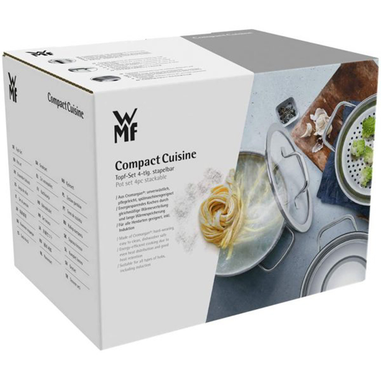 Bộ nồi xửng WMF Compact Cuisine Pot 4 món [Hàng Đức]