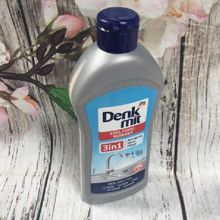 Chai tẩy rửa inox Denkmit Edelstahlreiniger 300ML [Hàng Đức]