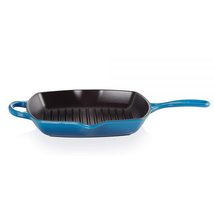 Chảo nướng vuông Le Creuset 26cm Blue Marseille [Made in France]