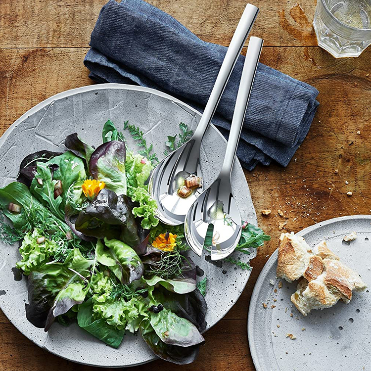 Bộ bát và thìa Salat Wmf Nuova 12.9390.9990 [Hàng Đức]