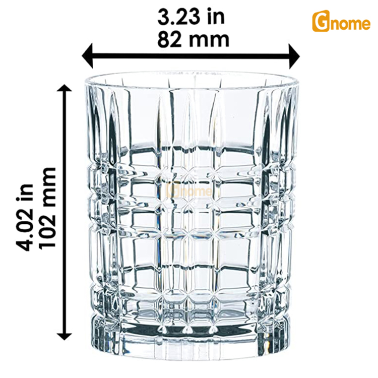 Cốc pha lê Nachtmann Square 101050 WHISKEY 4 món [Hàng Đức]