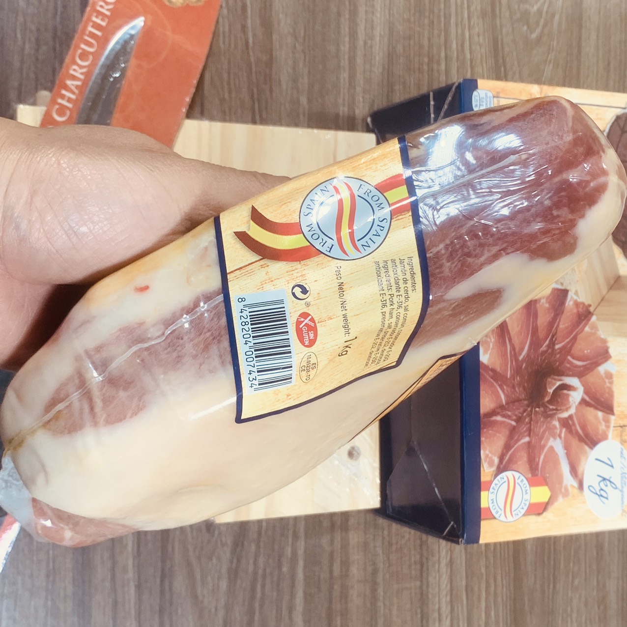 Đùi Heo Muối Espana Mini Jamon Curado 1kg [Nhập Khẩu Đức]