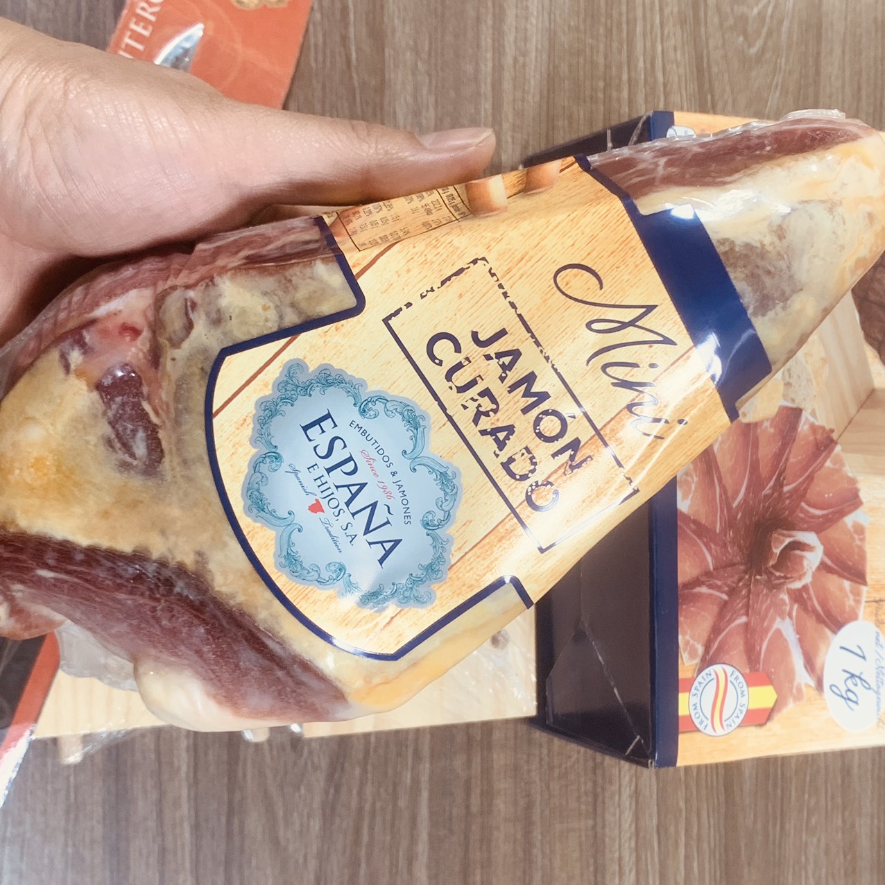 Đùi Heo Muối Espana Mini Jamon Curado 1kg [Nhập Khẩu Đức]
