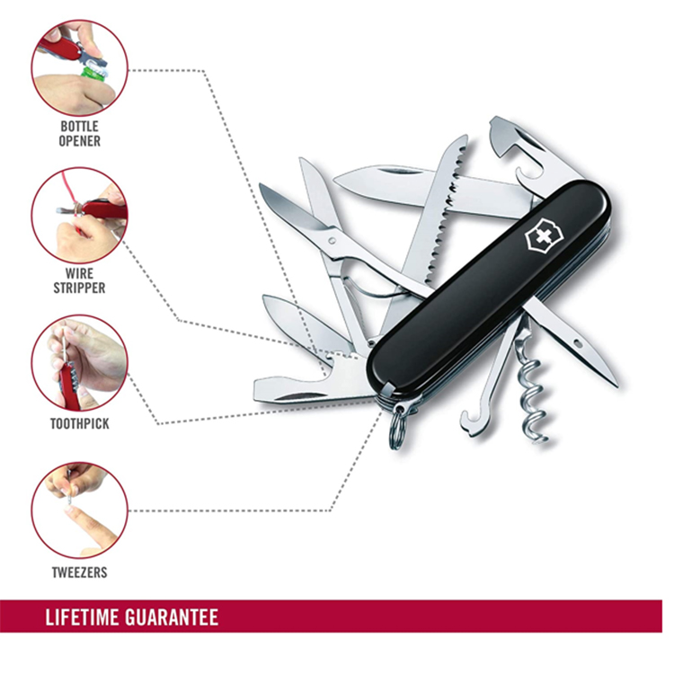 Dụng cụ đa năng Victorinox Huntsman G/Nere. 1.3713.3