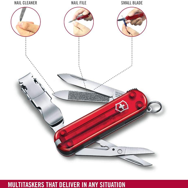 Dụng cụ đa năng Victorinox Nail Clip 580 TR 0.6463.T [Hàng Đức]