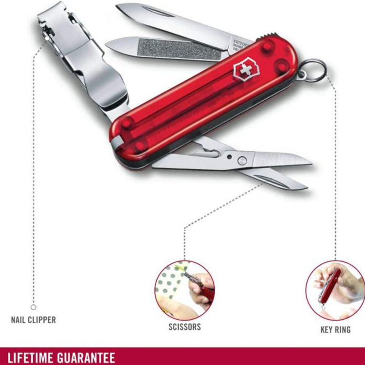 Dụng cụ đa năng Victorinox Nail Clip 580 TR 0.6463.T [Hàng Đức]