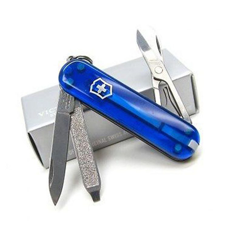 Dụng cụ đa năng Victorinox Nail Clip 580 Blu Transp 0.6463.T2