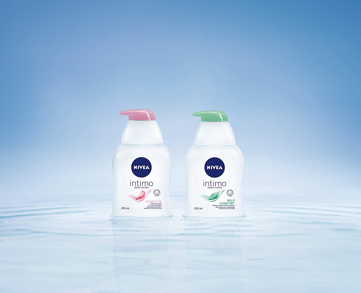 Dung dịch vệ sinh phụ nữ NIVEA Intimo Wasch Lotion sensitive, 250 ml