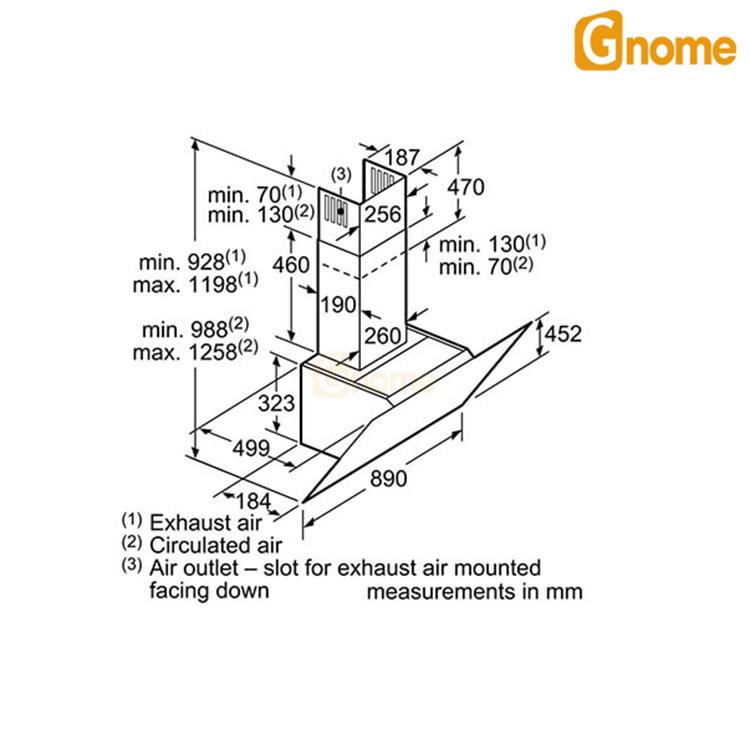 Máy hút mùi Bosch DWK97JQ60B [Bảo hành 3 năm]