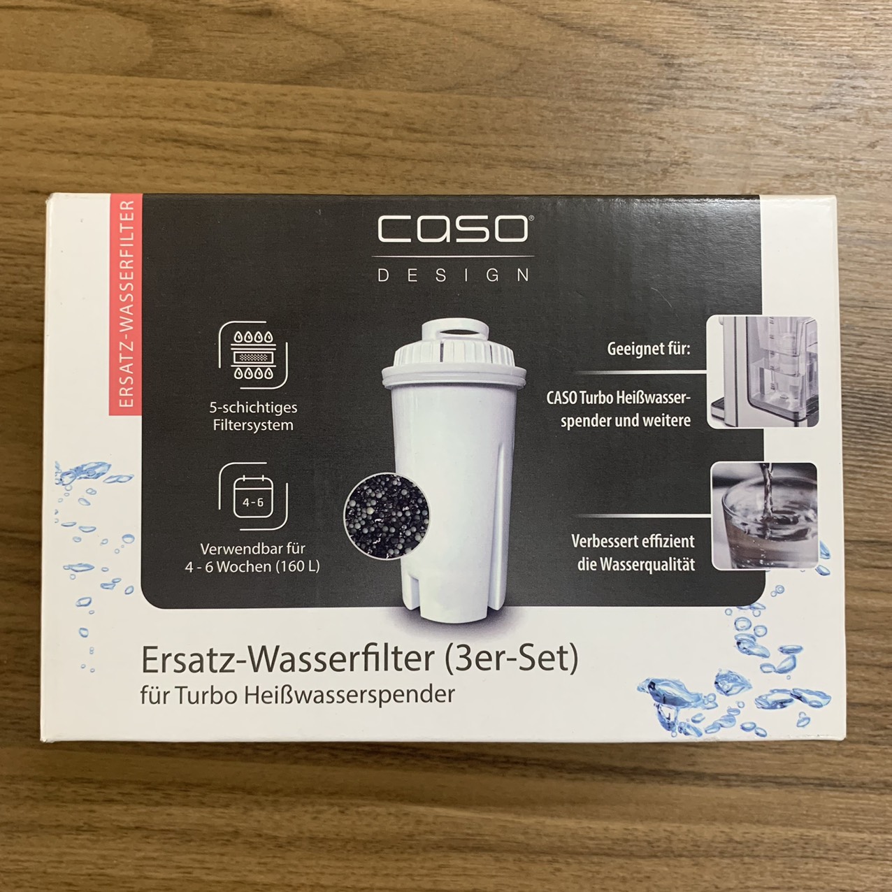 Lõi Lọc Cho Bình Thủy Điện Caso Set 3 Lõi [Nhập Đức]