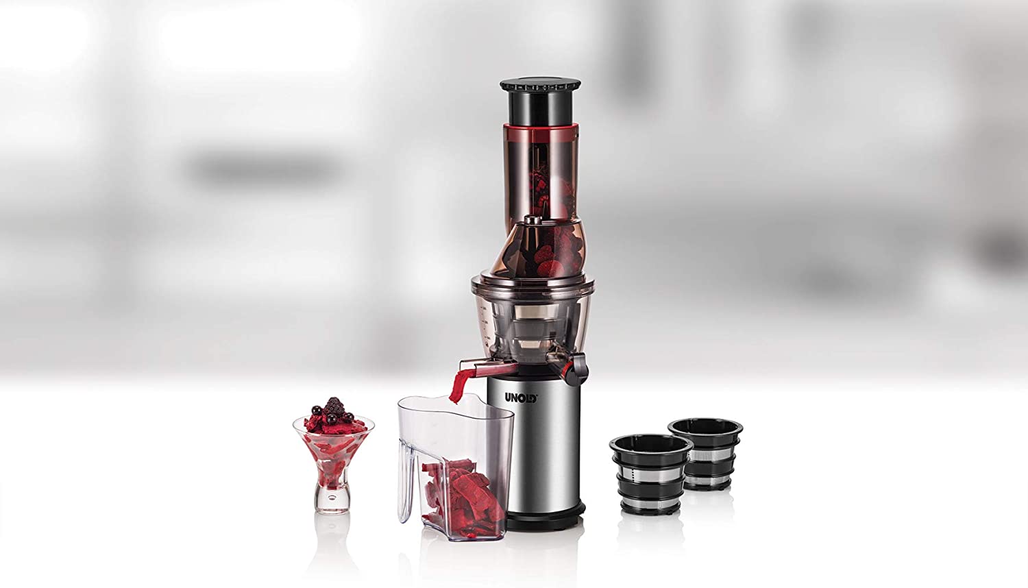 Máy ép chậm Unold 3in1 Model 78265 [Hàng Đức]