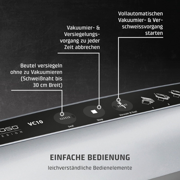 Máy Hút Chân Không Gia Đình Caso VC10