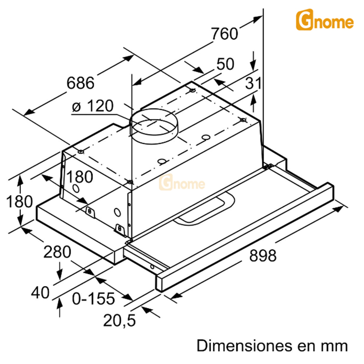 Máy hút mùi Bosch DFT93AC50 [Bảo hành 3 năm]