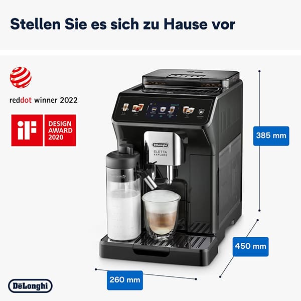 Máy Pha Cà Phê Delonghi Ecam 452.57.G [Hàng Đức]