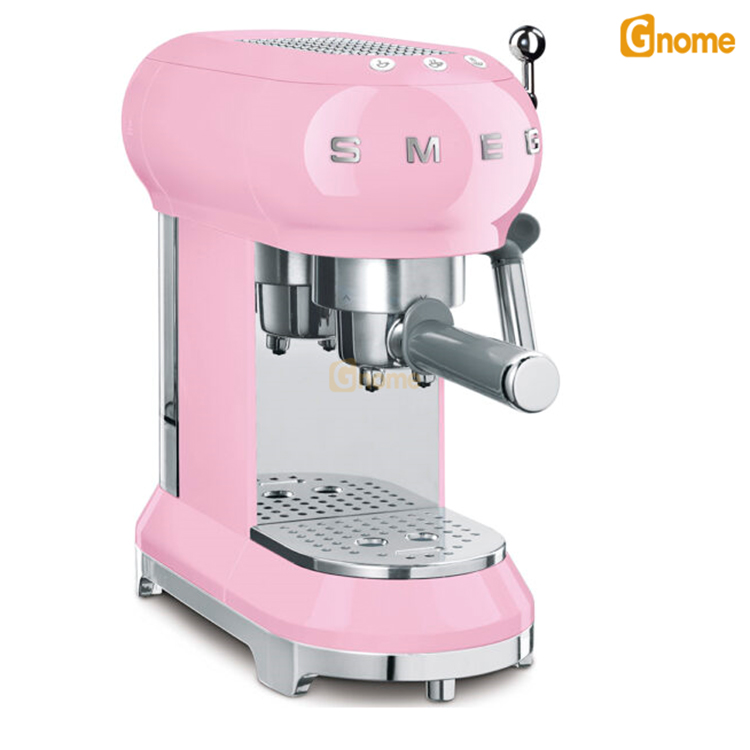 Máy pha Cafe Smeg ECF01PKEU màu hồng