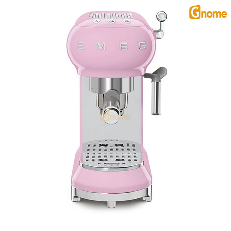 Máy pha Cafe Smeg ECF01PKEU màu hồng [Hàng Đức]