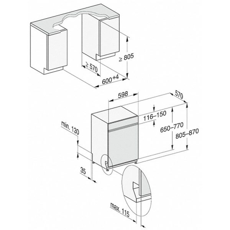 Máy Rửa Bát Miele G 7200 SCi