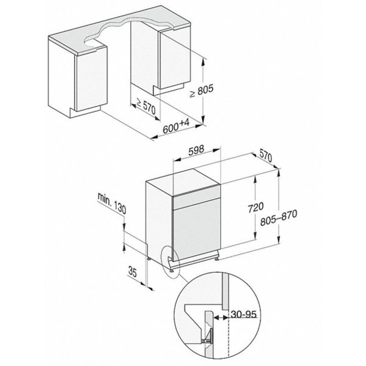 Máy rửa bát Miele G 7310 SCU AutoDos 