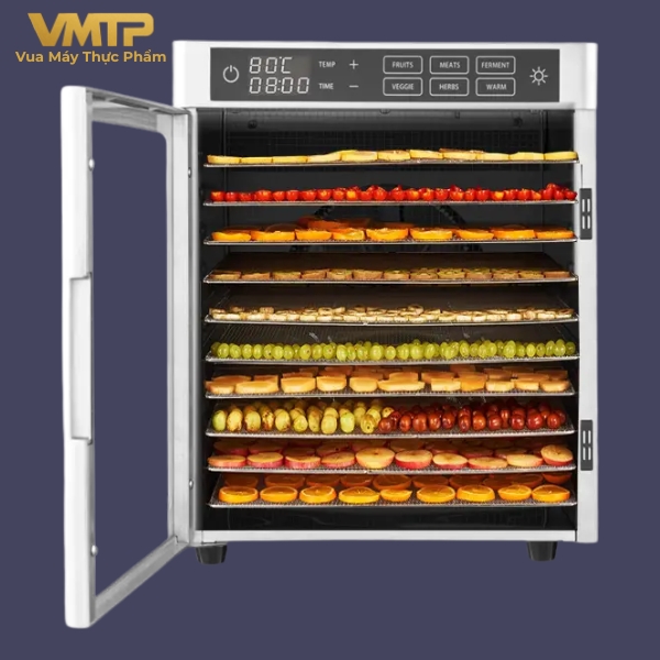 Máy Sấy Thực Phẩm Gia Đình 10 Khay SS-10F