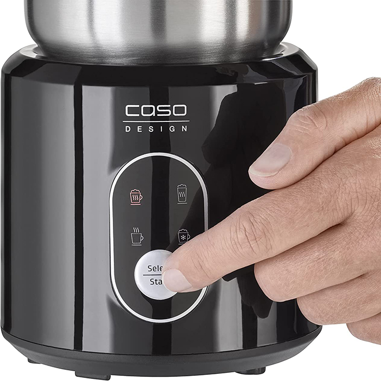 Máy tạo bọt sữa Caso Crema & Choco Black 1665 [Nhập Đức]