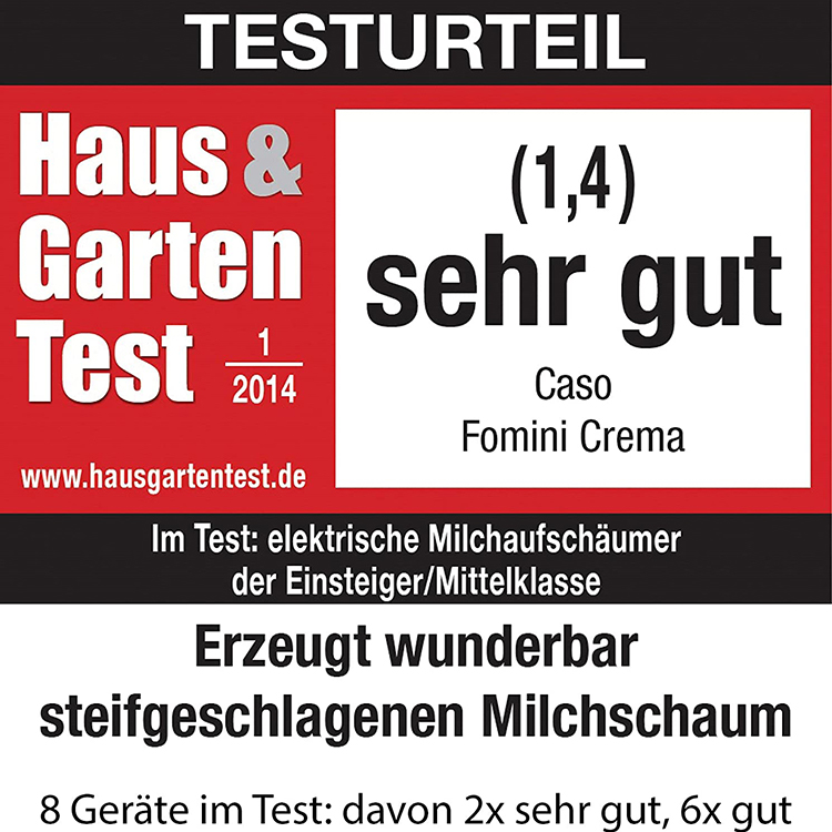 Máy Tạo Bọt Sữa Caso Fomini Crema 1656 [Nhập Đức]