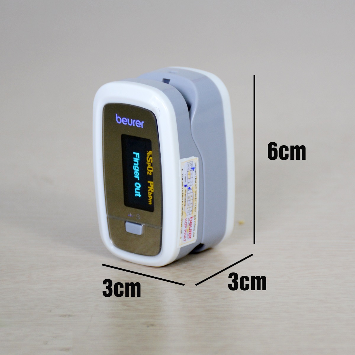 Máy Đo Khí Máu Và Nhịp Tim Cá Nhân Beurer PO30