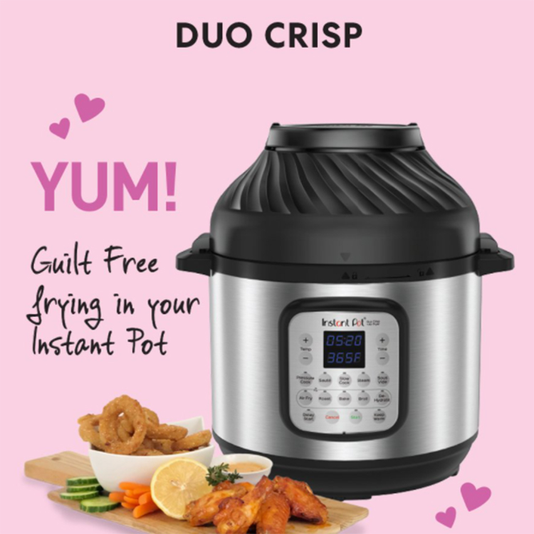 Nồi áp suất Instant Pot Duo Crisp 11in1 6qt [Hàng Đức]
